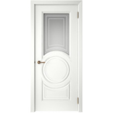 Межкомнатная дверь Модель Скин-5 ДО белая эмаль
