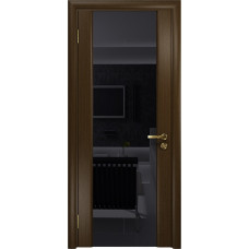 Дверь DioDoor Триумф-3 венге чёрный триплекс
