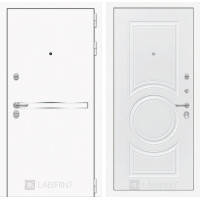 Входная дверь Лайн WHITE 23 - Белый софт