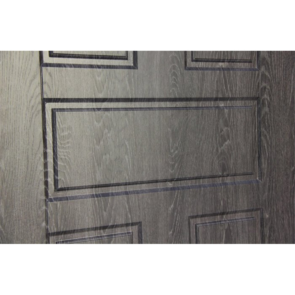 Входная дверь CLASSIC шагрень черная 10 - Дуб филадельфия графит