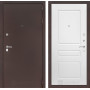 Входная дверь CLASSIC антик медный 03 - Белый софт