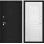 Входная дверь CLASSIC шагрень черная 03 - Белый софт