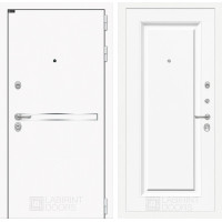 Входная дверь Лайн WHITE 27 - Эмаль RAL 9003