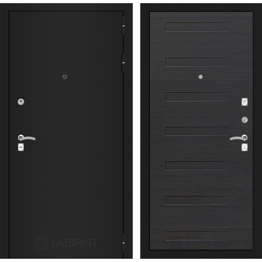 Входная дверь CLASSIC шагрень черная 14 - Эковенге