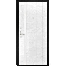 Металлическая дверь Luxor - 25 - АРТ-1 (16мм, ясень белая эмаль)
