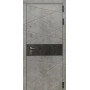 Металлическая дверь L - 31 - Алиса (16мм, ПВХ софт грей, зеркало)
