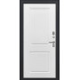 Металлическая дверь L - 31 - ФЛ-677 (10мм, белый матовый)