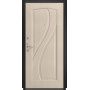 Металлическая дверь L - 31 - Мария (16мм, беленый дуб)