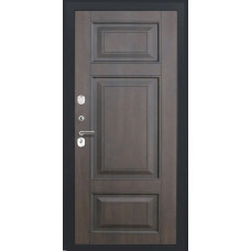 Металлическая дверь Luxor - 35 - ФЛ-659 (12мм, nussbaum+черная патина винорит)