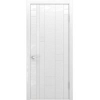 Межкомнатная дверь Арт-1 (ясень белая эмаль, 900х2000)