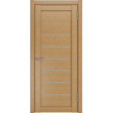 Межкомнатная дверь ЛУ-7 (Орех белое стекло) 900x2000