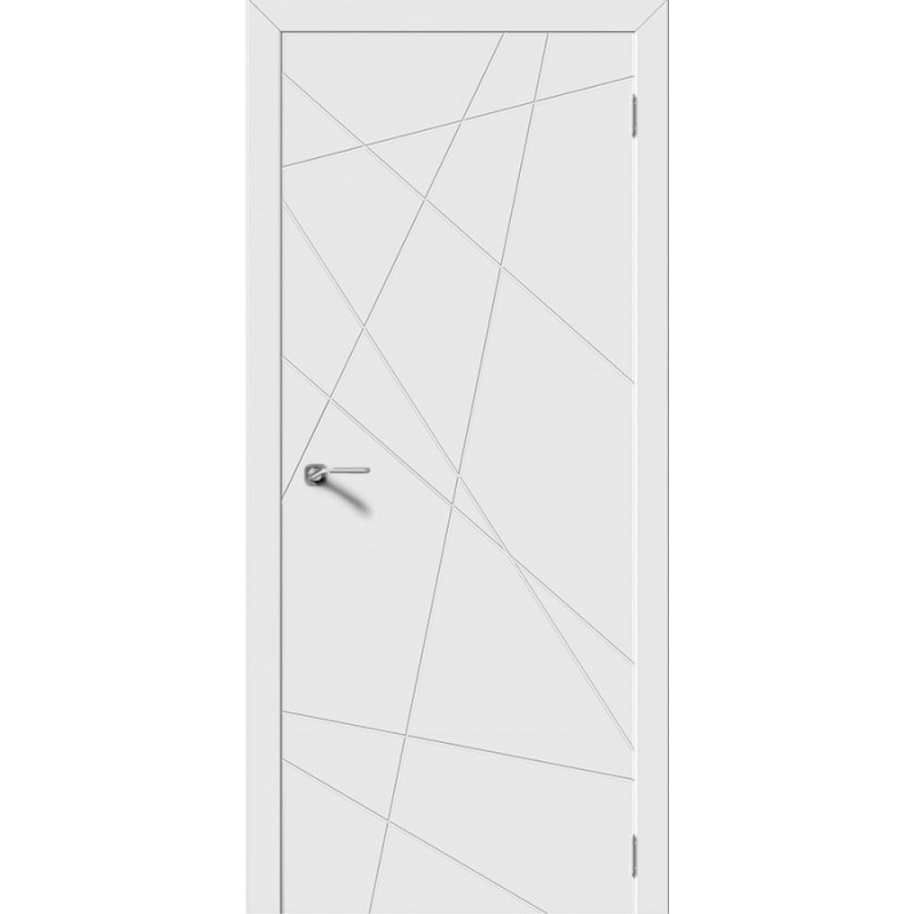 Межкомнатная дверь Модель LINE 900x2000 белая эмаль