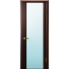 Межкомнатная дверь Синай 3 (венге, стекло белое)
