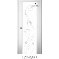 Дверь Стиль 1 (рис. Орхидея)